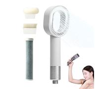 Filtered Shower Head, Soffione doccia massaggio con filtro,Soffione doccia a risparmio d'acqua 3 in 1 con filtro, Spa soffione doccia, testa doccia ad alta pressione (bianco)