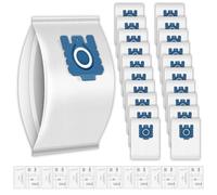 FILTERIST Sacchetti per Aspirapolvere 3D Efficiency, 28 Pezzi, Compatibili con Miele GN, serie C1, C2, C3, S227, S240, S270, S400, S400i, S600, S2, S5, S8, Tessuti non tessuti, Facile installazione