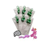 Filterline, 6 Sacchetti profumati Made in Italy e Filtro Griglia compatibili per Vorwerk Folletto Vk140 Vk150 FP140 (6 sacchetti profumati e Filtro griglia)