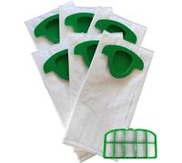 Filterline Sacchetti Profumati e Filtro Griglia Made in Italy Compatibile per vk200 vk220 (6 Sacchetti Profumati)