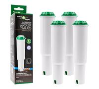 FilterLogic CFL-801B | 4x Filtro acqua compatibile con JURA macchine da caffè automatiche con WHITE cartuccia filtrante 60209 68739 62911per macchine espresso - prodotte prima del 10-2009