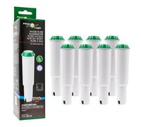 FilterLogic CFL-801B | 8x Filtro acqua compatibile con JURA macchine da caffè automatiche con WHITE cartuccia filtrante 60209 68739 62911per macchine espresso - prodotte prima del 10-2009
