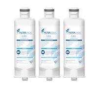 Filterlogic DA97-17376B Refrigerator Water Filter, Replacement for Samsung Genuine HAF-QIN/EXP, DA97-17376B, DA97-08006C, HAF-QIN (Pack of 3)
