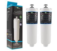 Filterlogic FFL-111B | 2x Filtro acqua interno al frigo compatibile con 3M CS-52 per Bosch, Siemens, Neff, Gaggenau frigorifero americano con cartuccia filtrante 5553629 00576336 00640565 CS-452