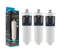 Filterlogic FFL-111B | 3x Filtro acqua interno al frigo compatibile con 3M CS-52 per Bosch, Siemens, Neff, Gaggenau frigorifero americano con cartuccia filtrante 5553629 00576336 00640565 CS-452