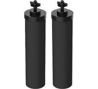 Filterlogic Filtro dell'acqua certificato NSF/ANSI 42&372, ricambio per Berkey® BB9-2® Black Purification Elements e sistema di filtraggio a gravità Berkey®, confezione da 2