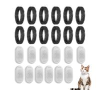 Filters For Cat Water Fountain - 12-Set Replacement Cartridge Design, Activated Carbon & Cotton Filter, Purification & Health Protection | Cat Water Fountain Filter For Household