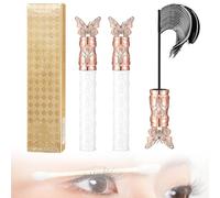 Filterseed, mascara impermeabile, a prova di sudore e di lunga durata, 2025 nuovo volume e curvatura, allungamento, non macchia, ciglia spettacolari (2 pezzi)