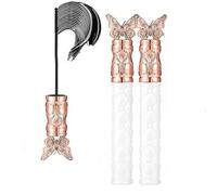 Filterseed Mascara,Thick,Curling,Long-lasting Mascara,Lengthening, Waterproof, Sweat-proof, Non-smudged, Fine Brush Black Mas-caras (2 pcs)