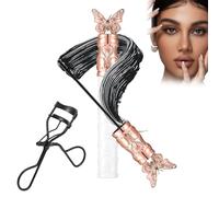 Filterseed Mascara, Thick, Curling, Long-lasting Mascara, Waterproof, Sweat-proof, Lengthening, Non-smudged, Easily create naturally curled and three-dimensional eyelashes (1PCS)