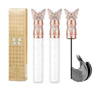 Filterseed Mascara,Waterproof Sweat-Proof & Long-Lasting Mascara, Thick, Curling,Lengthening, Non-smudged (2Pcs)