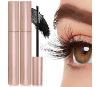 Filterseed Mascara - Yamlove Me Mascara, Relaxrich Lengthening And Curling Mascaras, Smudge Resistant Sweat-Proof Volumizing for Dramatic Lashes for Oily Skin (Black 2pcs)