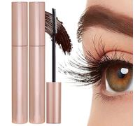 Filterseed Mascara - Yamlove Me Mascara, Relaxrich Lengthening And Curling Mascaras, Smudge Resistant Sweat-Proof Volumizing for Dramatic Lashes for Oily Skin (Brown 2pcs)