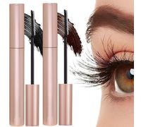 Filterseed Mascara - Yamlove Me Mascara, Relaxrich Lengthening And Curling Mascaras, Smudge Resistant Sweat-Proof Volumizing for Dramatic Lashes for Oily Skin (Black+Brown)
