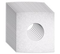 Filterwelt - 10 filtri di ricambio adatti per LIMODOR F-LF/5 LF ELF F/C - G4 filtro antipolvere adatto per ventola Limot - 226 x 226 mm - foro Ø 95 mm - Spessore filtro circa 17 mm - Art. 00010