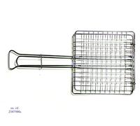 GRATICOLA GRIGLIA PER BARBECUE FILTEX CM. 27 X 37 SENZA PIEDINI FILO FERRO CROMO