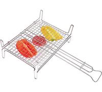 Griglia acciaio cromato graticola acciaIo per barbecue con piedi e senza piedi