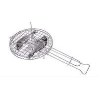 Filtex Graticola cromata incroc. Rotonda c/Piedi, Argento, Unica