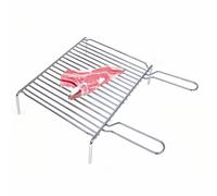 Filtex Graticola doppia 2 manici, Filo cromato, Grigio, 70x35 cm - 2385270