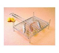 Filtex Graticola Doppia Bombata Cm. 35X40 C/Piedi, Multicolor