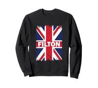 Filton - Bandiera Britannica Vintage Union Jack Felpa