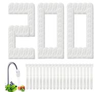 Filtrante in Cotone per Rubinetto da Cucina 200 Pezzi di Manicotto