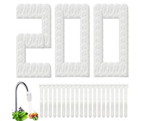 Filtrante in Cotone per Rubinetto da Cucina 200 Pezzi di Manicotto
