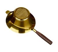 Filtratore Tè Per Tè Sciolto - Filone A Maglia Sottile | Cocktail In Metallo | Diffusore A Maglia Sottile Con Manico In Legno | Infusore Filtro Colino Da Tè | Gadget Da Cucina Tipo Pentola Per Teiere