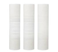 Filtrazione dell'acqua 3 pezzi 10 pollici x 2,5 pollici 1 micron cartuccia filtro sedimenti for tutta la casa PP cotone filtro acqua di ricambio Uso domestico(5 Micron 3 Pcs)