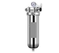 Filtrazione dell'acqua 6/10T 4/6/10 Punti Prefiltro for acqua di rubinetto in acciaio inossidabile for sedimenti for tubi principali domestici a flusso pieno filtraggio acqua Uso domestico(10t 1 inch)