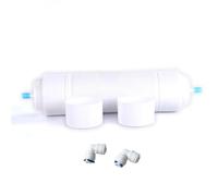 Filtrazione dell'acqua Cartuccia for sedimenti in PP con filtro for acqua da 11 pollici con 2 raccordi, cartuccia filtro purificatore acquario a osmosi inversa Uso domestico
