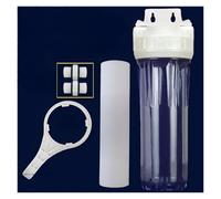 Filtrazione dell'acqua Chiavi prefiltro con attacco rapido da 10 pollici 1/2 1/4 for alloggiamento filtro acqua in cotone PP dall'acquario Uso domestico(1/4)