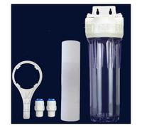 Filtrazione dell'acqua Chiavi prefiltro con attacco rapido da 10 pollici 1/2 1/4 for alloggiamento filtro acqua in cotone PP dall'acquario Uso domestico(1/2)