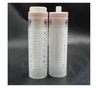 Filtrazione dell'acqua Elemento filtrante a membrana ultrafiltrante con bocca piatta da 10 pollici, for acqua di fango giallo, grande portata, pulibile, set con porta piatta + presa Uso domestico