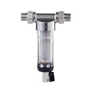 Filtrazione dell'acqua Prefiltro con testa in acciaio inossidabile, di purificazione a prefiltrazione rotativa for tutta la casa, filtro for acqua centrale Uso domestico(1 inch -0.75 inch)