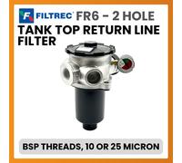 Filtrec FR6 Serie Filtro Di Ritorno A Tanica 10/25 Micron 2 Fori Di Sfiato