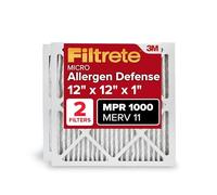 Filtrete 12 x 12 x 1, filtro aria AC Furnace, MPR 1000, micro allergeni, confezione da 2 (dimensioni esatte 11,81 x 11,81 x 0,81)
