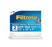 Filtrete Filtro aria 30,5 x 30,5 x 2,5 cm, MPR 1900, MERV 13, Healthy Living Ultimate Allergen, 3 mesi pieghettato, 2 filtri
