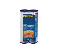 Filtrete Standard Capacity Whole House Pleated Replacement Water Filter 3WH-STDPL-F02, 2 pack, for use with 3WH-STD-S01 System