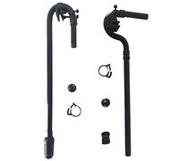 Filtri a bombole di 2 pcs/set per filtri a bombonello esterno leggero dell'acquario per acquario in plastica con forti tappeti di aspirazione per accessori di sostituzione del filtro esterno d