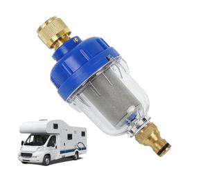 Filtri 'acqua per camper, purificatore per rubinetto in acciaio, purificatore per serbatoio 'acqua per camper, roulotte, giardino, cortile, balcone, patio, prato
