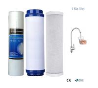 Kit Filtri depuratore acqua potabile rubinetto purificatore casa osmosi inversa