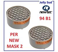 Filtri Antigas 94 B1 per Maschera Semimaschera NERI NEWTEC NEW MASK 2 Vapori