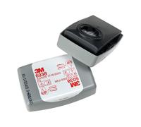 Filtri antiparticolato 6038 P3 3M con carboni attivi