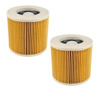 Filtri Antipolvere Compatibili Con Gli Aspirapolvere Karcher, Cartuccia Filtro HEPA WD2250 WD3.200 MV2 MV3 WD3, Parti Del Filtro(2Pcs filters)