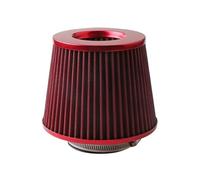 Filtri aria motore auto Filtro aria universale da 76 mm per auto, filtro aria in alluminio, filtro di aspirazione a fungo, kit di induzione per filtro aria per auto Kit filtri auto(Red head417)