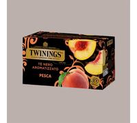 Filtri Bustine Tè Nero Aromatizzato alla Pesca TWININGS 2 x 25 Filtri