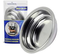 Filtri Caffe Ø 62x18 mm Filtro Caffe Adatto a Portafiltro con Codice Originale 5513281011 6013211981 5513200179 per DeLonghi 063410884 per Smeg - Garanzia di 10 Anni - MONTERAL