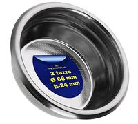 Filtri Caffe 2 Tazza di Dimensione Ø 68 mm h-24 mm - per Gaggia - Adatto a Tutti i Modelli - Filtro Caffe Adatto a Portafiltro - Garanzia di 10 Anni - MONTERAL