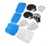 Filtri Carbonio per attivo e Spugne per JBL E402 E702 E902 Filtri | Compatibile per jbl per combibloc II, E402, E702, E902, per ideale acqua e salata